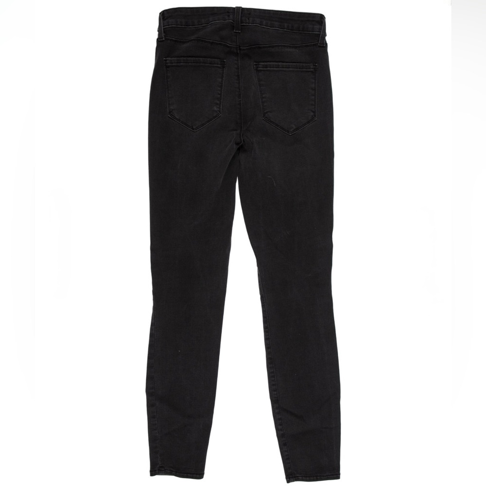 L'AGENCE Margot High Rise Cropped Skinny Jean in Dark Graphite Grey Size 25 - Picture 7 of 10